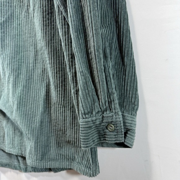 ROAMANS Green Shacket Corduroy Jacket Button Up Shirt 16W - Picture 12 of 12